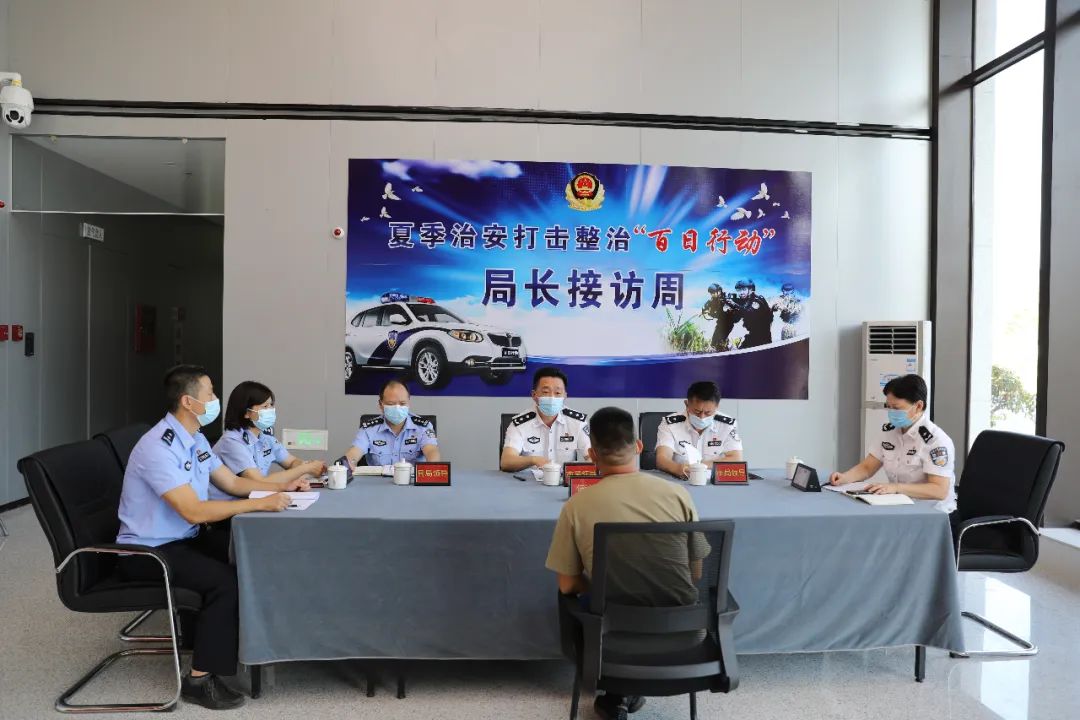 福州市副市长、公安局局长王锡章来闽清调研公安工作
