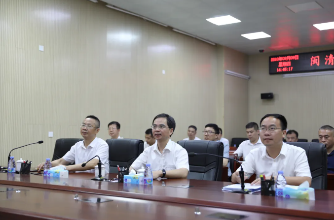 县委主要领导调研防汛防台风工作