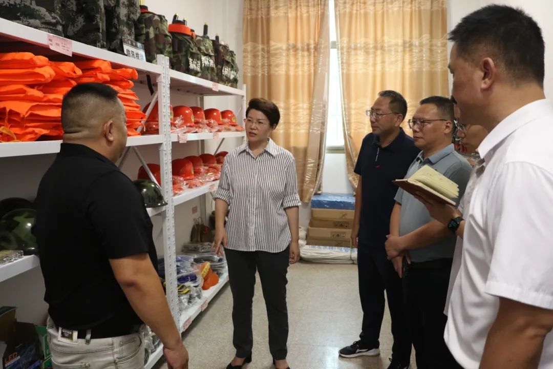 县政府主要领导带队检查指导防汛防台风工作
