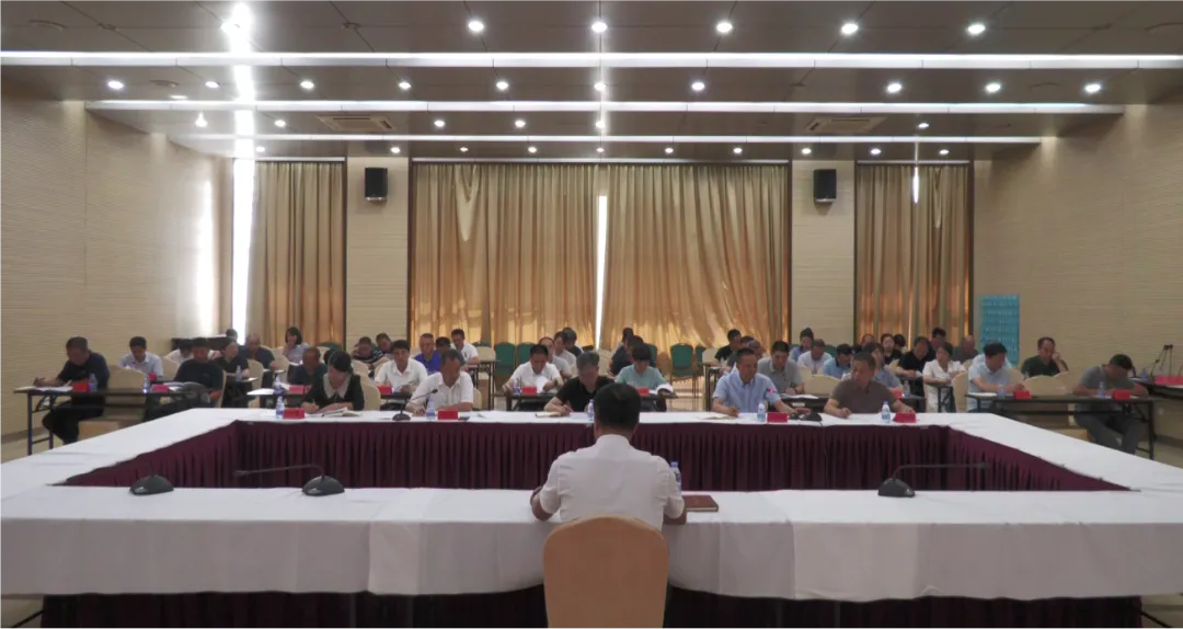 我县召开2023年度现场述法专题会议